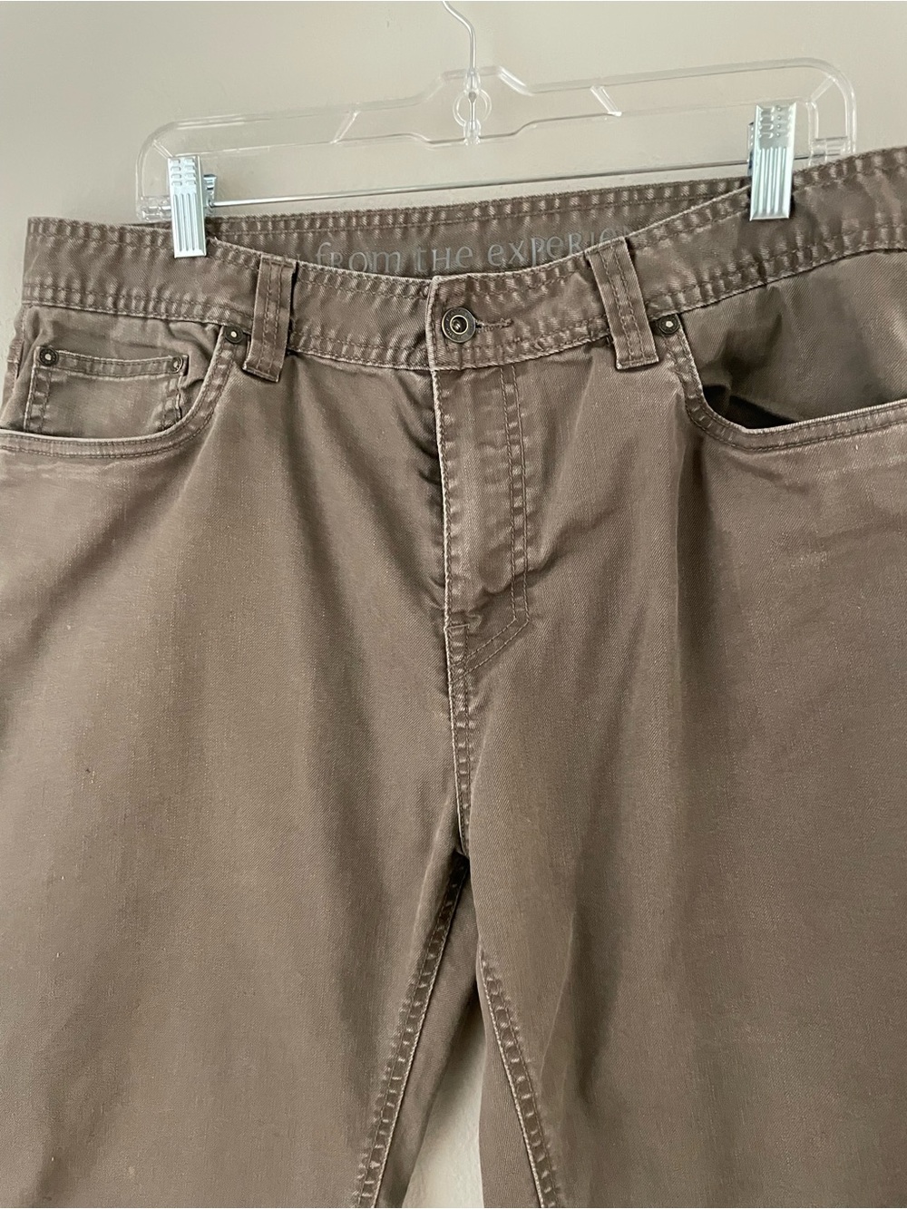 Prana Bridger Men’s Slim Fit Stretch Denim Jeans Outdoor Brown Size 36W/32L - Picture 2 of 7